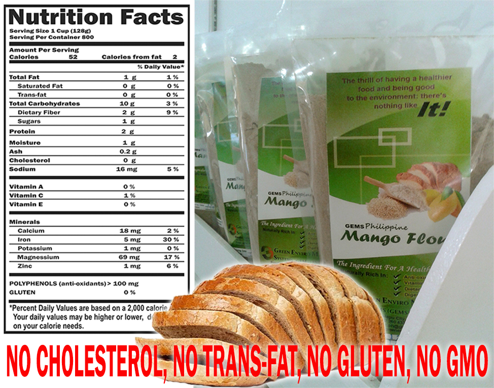 Mango Flour Nutrition Facts