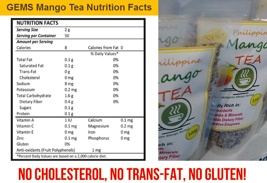 Mango Tea Nutrition Facts